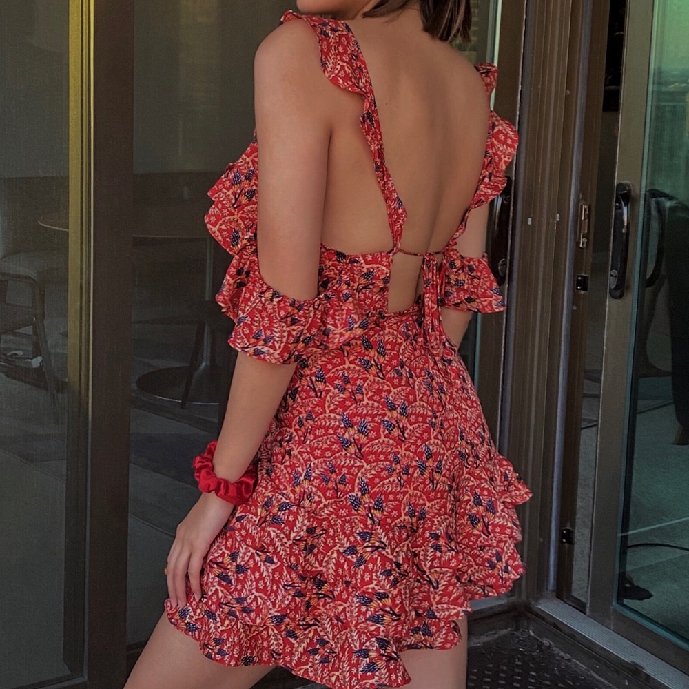 Verge Girl Red Summer Dress